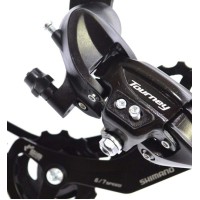 Cambio Tras Mtb Tourney TY300 C/ Gancheira Preto