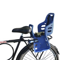 Cadeirinha Criança Bicicleta Traseira Bagageiro JS-048 Azul