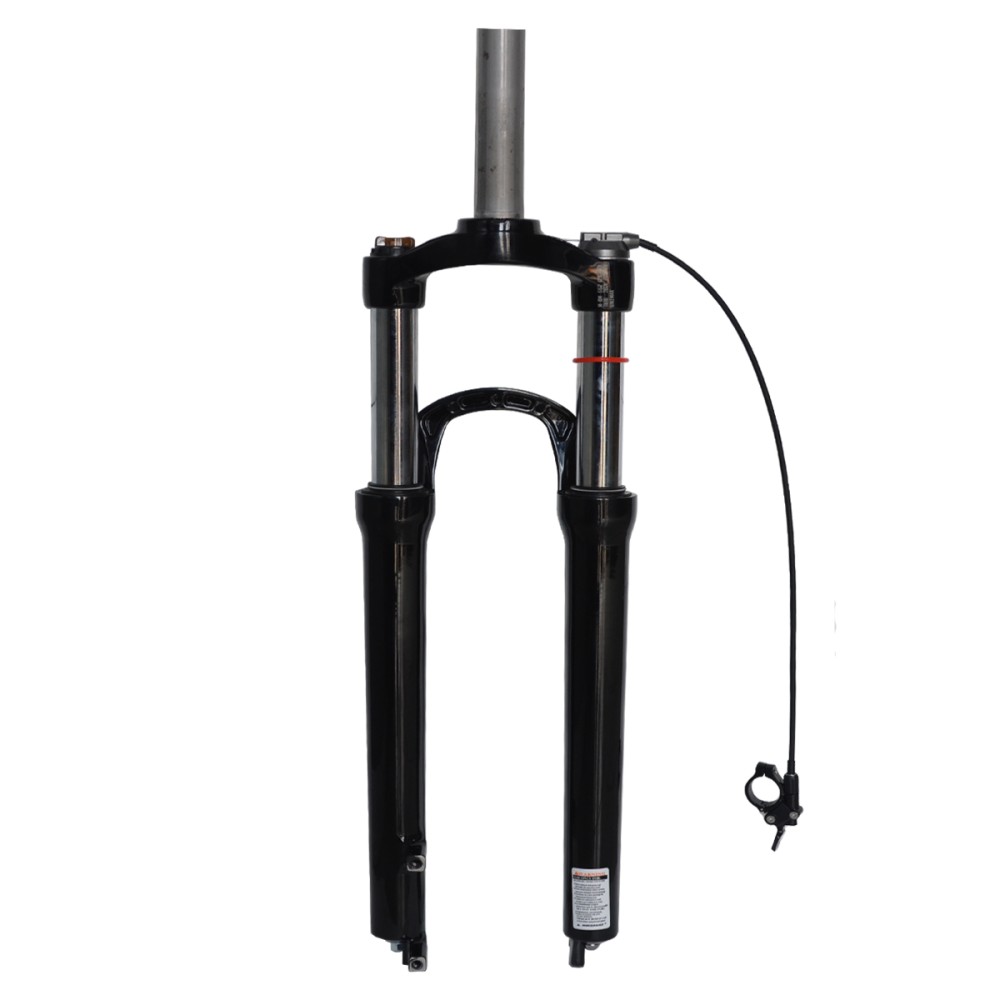 Garfo 29 Suspensão Ombro Alumínio MXFK-29 Trava Guidão Preto Garfo 29 Suspensão Ombro Alumínio MXFK-29 Trava Guidão Preto