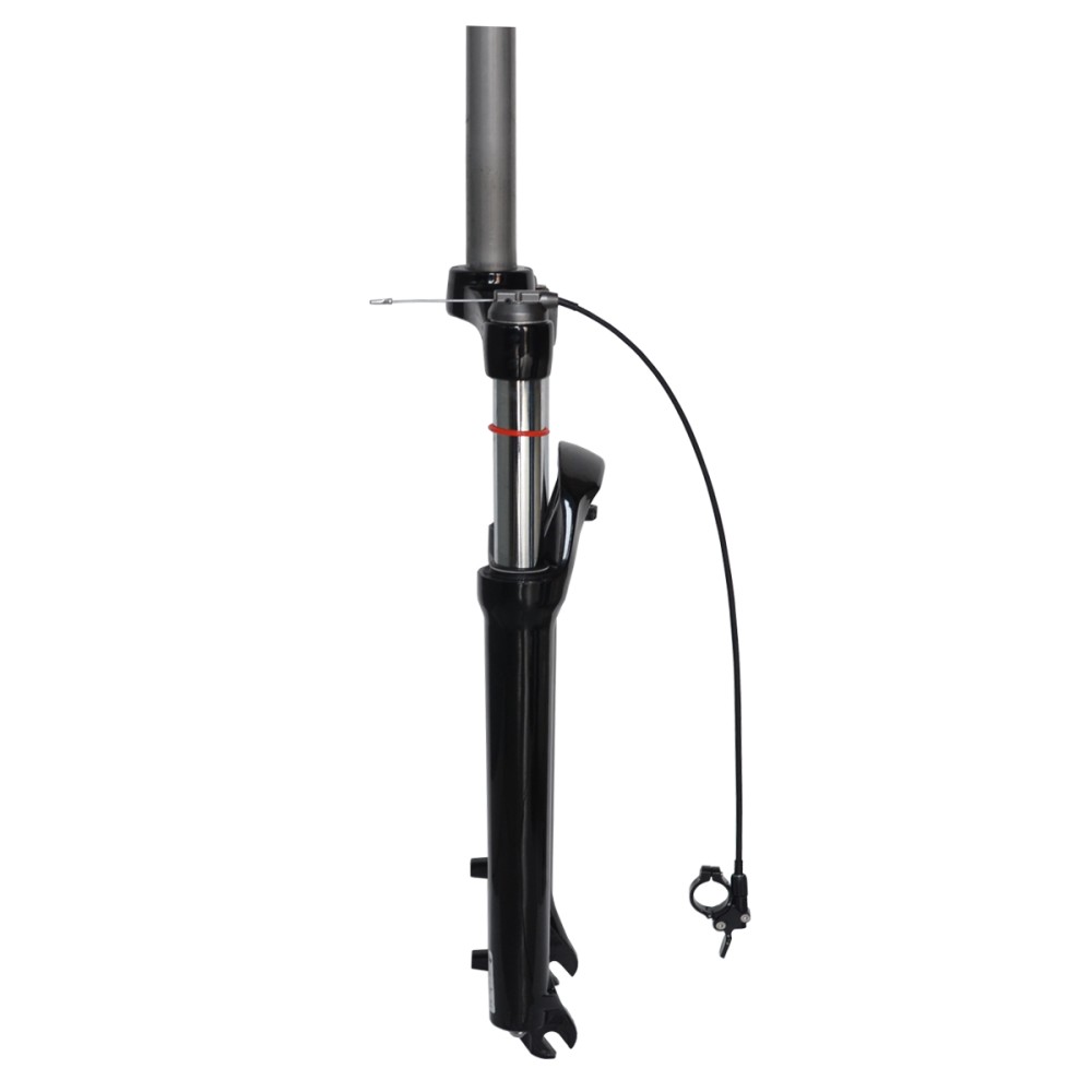 Garfo 29 Suspensão Ombro Alumínio MXFK-29 Trava Guidão Preto Garfo 29 Suspensão Ombro Alumínio MXFK-29 Trava Guidão Preto