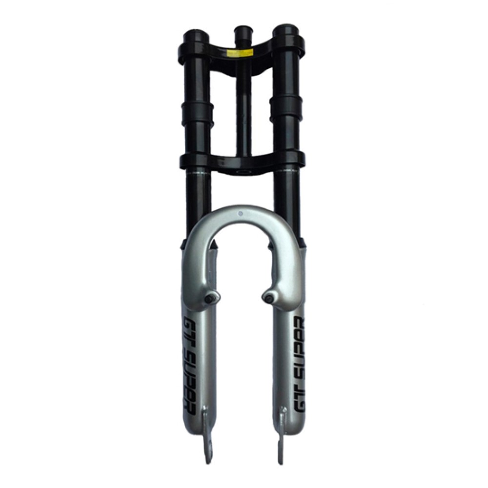 Garfo 26 Mtb Suspensao DH Aco Big Gordo Over 25mm Fixo Prata