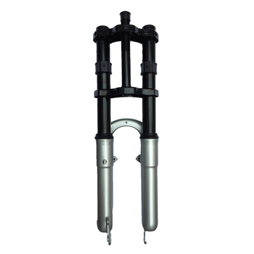 Garfo 26 Mtb Suspensao DH Aco Big Gordo Over 25mm Fixo Prata Garfo 26 Mtb Suspensao DH Aco Big Gordo Over 25mm Fixo Prata