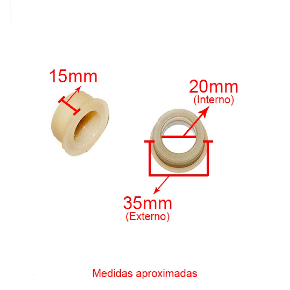 Bucha Quadro Articul Plast Brisk Nylon Bucha Quadro Articul Plast Brisk Nylon