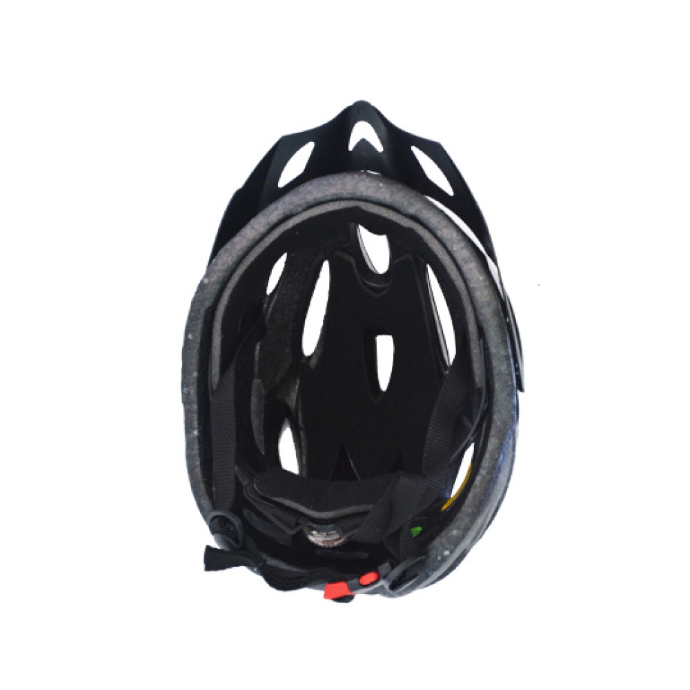 Capacete Ciclismo Adulto Grande GTS C/ Led Preto C/ Azul Tifany Capacete Ciclismo Adulto Grande GTS C/ Led Preto C/ Azul Tifany