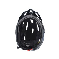 Capacete Ciclismo Adulto Grande GTS C/ Led Preto C/ Azul Tifany