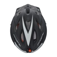 Capacete Ciclismo Adulto RAD7 Concept Led Preto e Branco 