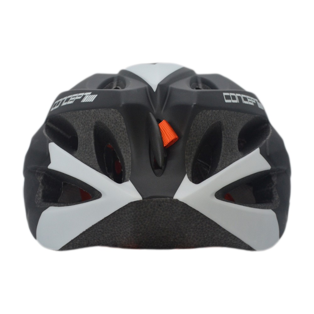 Capacete Ciclismo Adulto RAD7 Concept Led Preto e Branco Capacete Ciclismo Adulto RAD7 Concept Led Preto e Branco