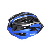 Capacete Ciclismo Adulto Grande Argon V-102 Led Preto C/ Azul