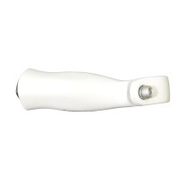 Bar End Chifrinho Anatômico Alumínio Externo HF21 Branco