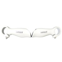 Bar End Chifrinho Anatômico Alumínio Externo HF21 Branco