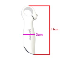 Bar End Chifrinho Anatômico Alumínio Externo HF21 Branco