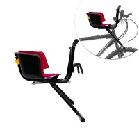 Cadeirinha Criança Bicicleta Assento Luxo C/ Cinto Vermelho