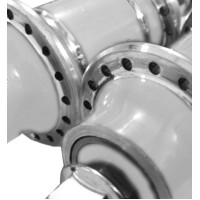 Cubo Dt/tr Alum C/rolam Scorpion 36F Branco