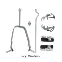 Kit Jogo Freio 26 Sueco Antigo Dianteiro e Traseiro Completo