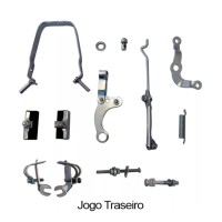 Kit Jogo Freio 26 Sueco Antigo Dianteiro e Traseiro Completo