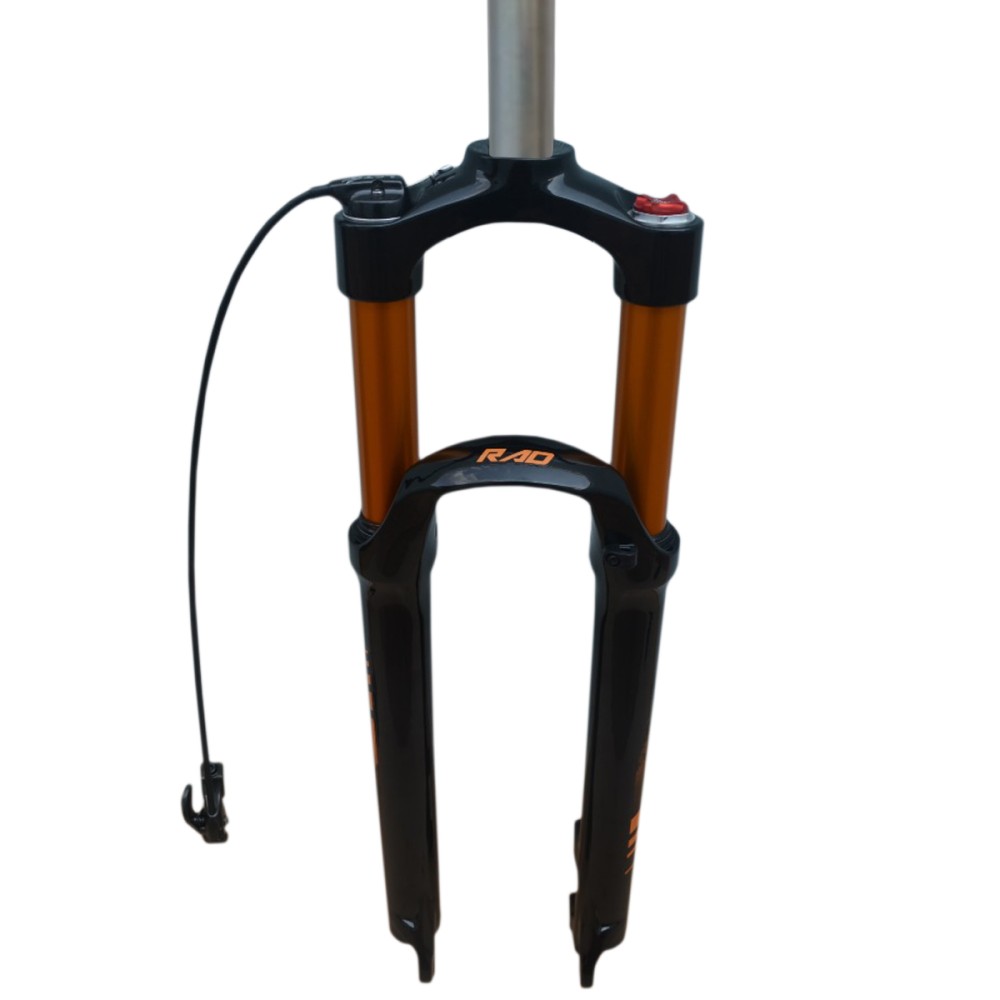 Garfo 29 Suspensao AR Magnesium 100mm Trava AR-909 Dourado Garfo 29 Suspensao AR Magnesium 100mm Trava AR-909 Dourado