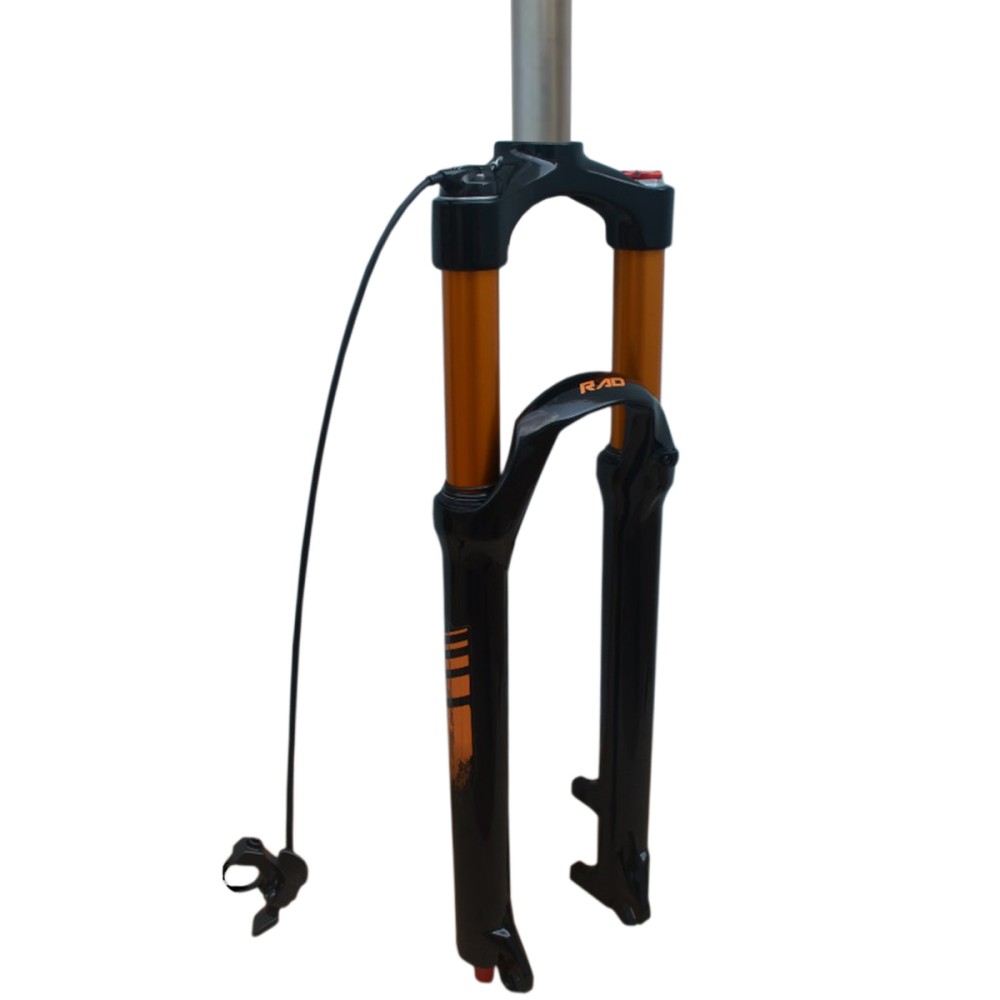 Garfo 29 Suspensao AR Magnesium 100mm Trava AR-909 Dourado Garfo 29 Suspensao AR Magnesium 100mm Trava AR-909 Dourado