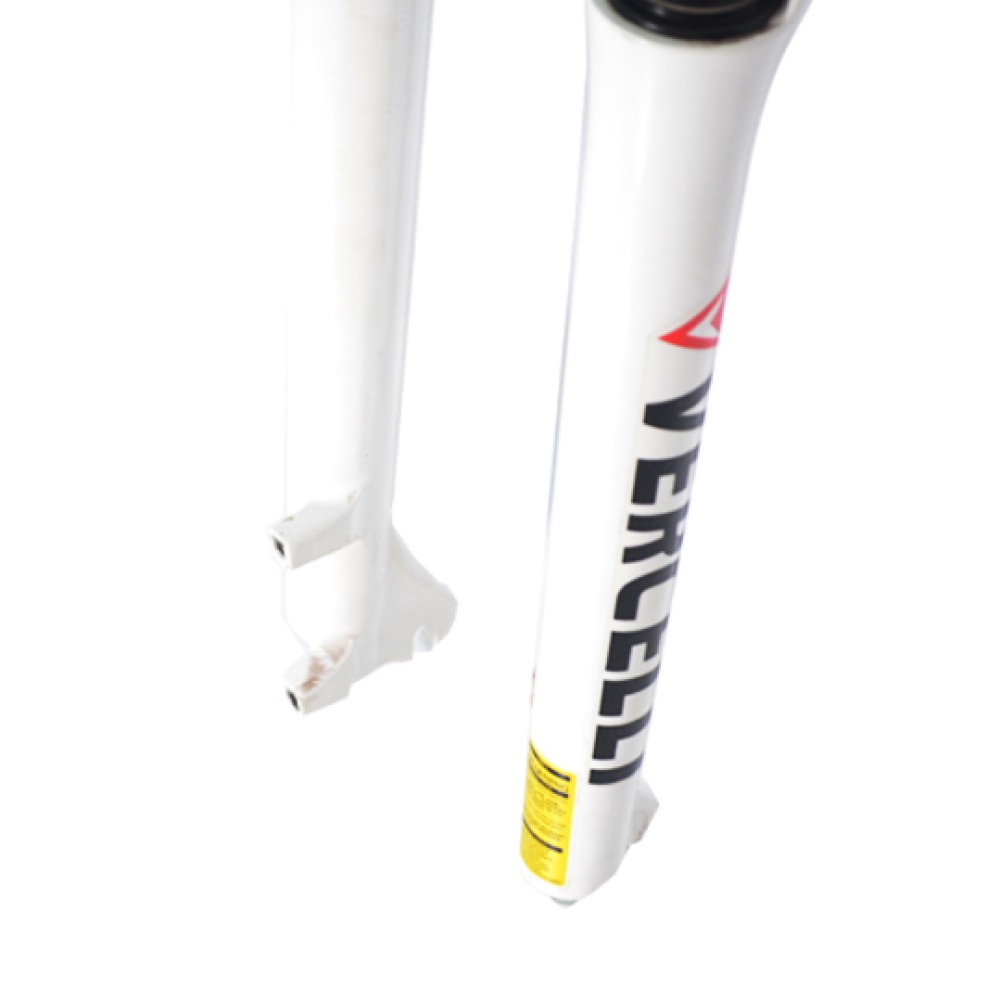 Garfo 29 Suspensao Alum Ahead 100mm PM Trava Branco Garfo 29 Suspensao Alum Ahead 100mm PM Trava Branco