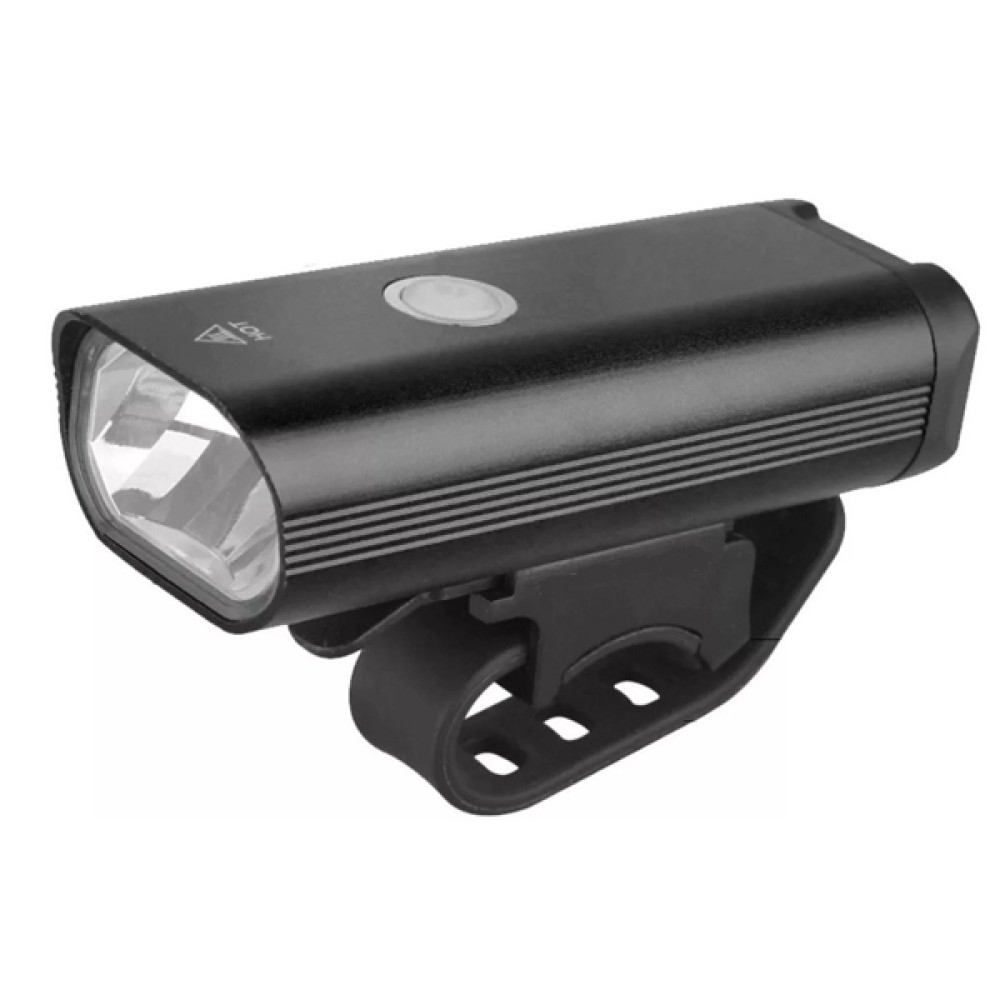 Farol Lanterna Bike 400 Lumens WS-276 USB Recarregavel Preto