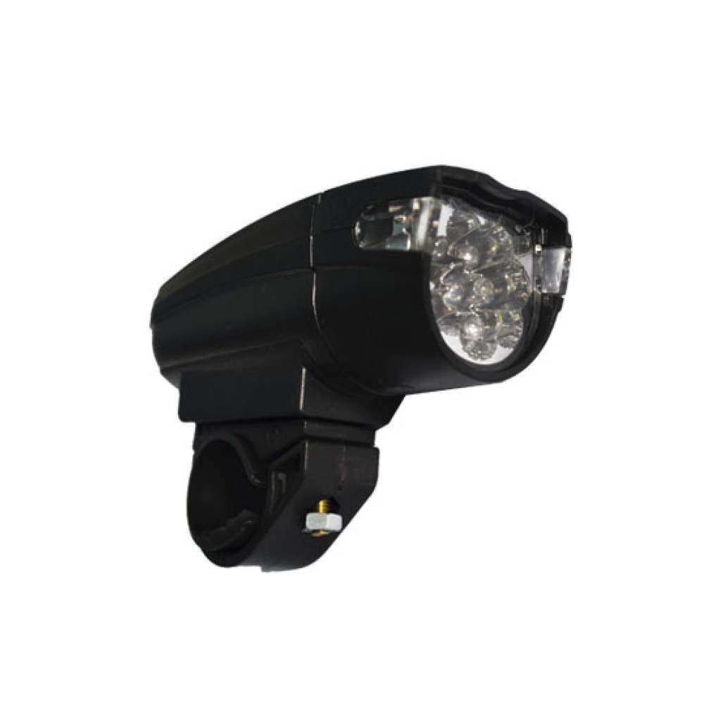 Farol Lanterna Bike Kit 08 LED Vista Light Preto Farol Lanterna Bike Kit 08 LED Vista Light Preto