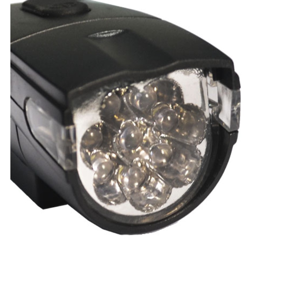 Farol Lanterna Bike Kit 08 LED Vista Light Preto Farol Lanterna Bike Kit 08 LED Vista Light Preto