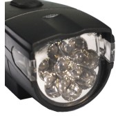 Farol Lanterna Bike Kit 08 LED Vista Light Preto