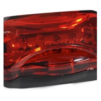 Farol Lanterna Bike Kit 08 LED Vista Light Preto