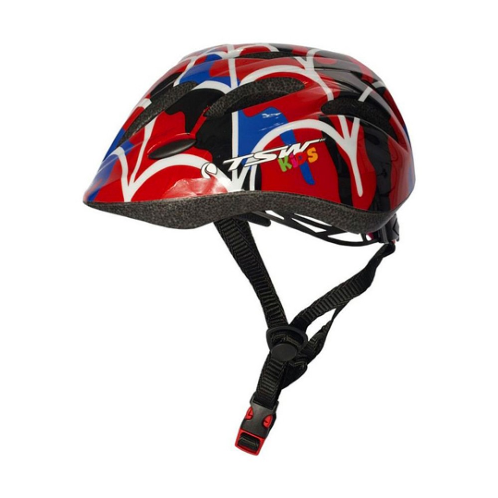 Capacete Ciclismo Kids Juvenil E-Y01 Medio Vermelho