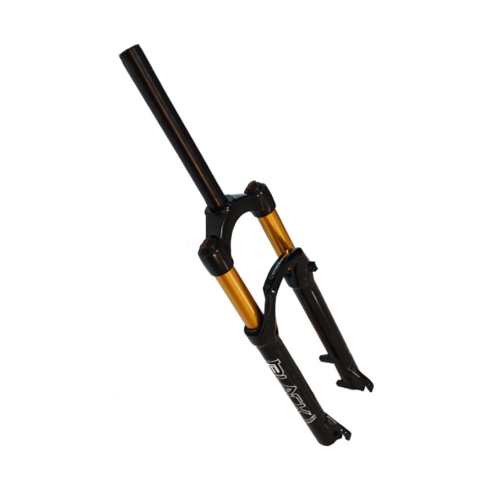 Garfo 26 Suspensao Black Voltec Aluminio 100mm Preto Dourado