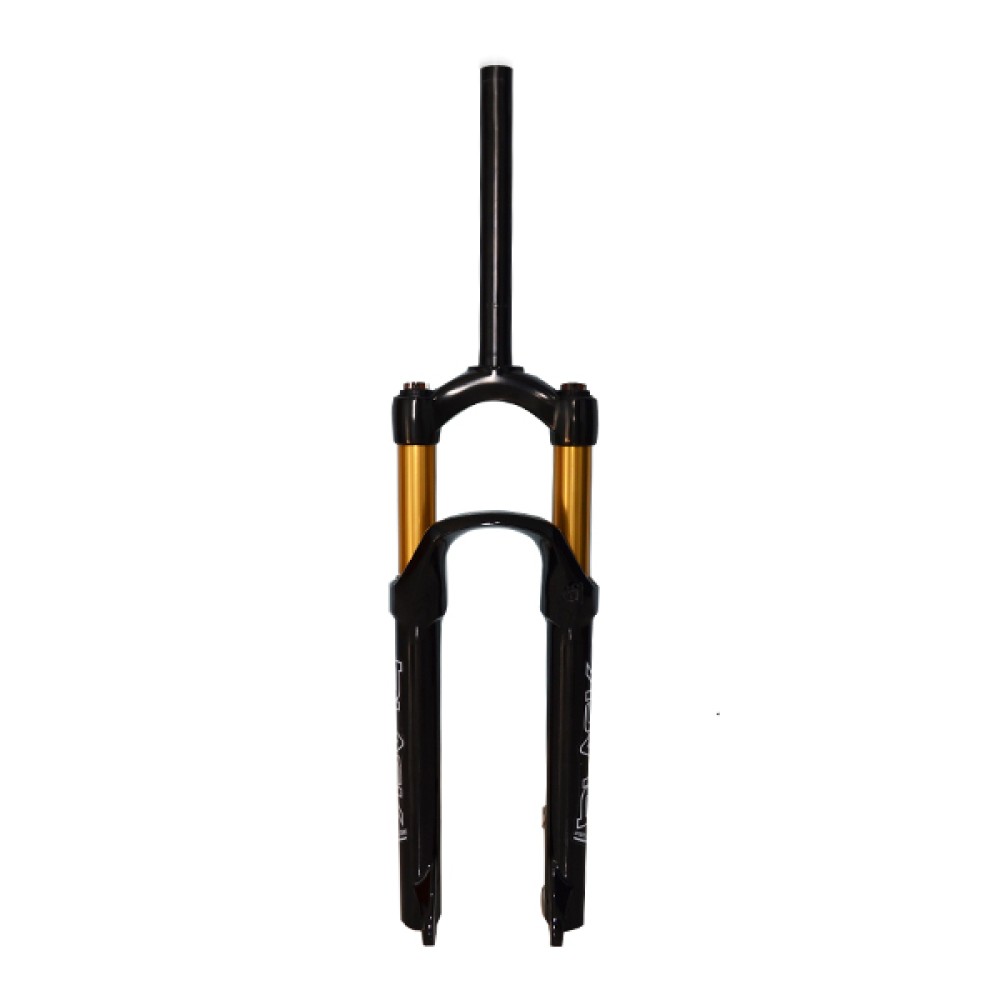 Garfo 26 Suspensao Black Voltec Aluminio 100mm Preto Dourado Garfo 26 Suspensao Black Voltec Aluminio 100mm Preto Dourado