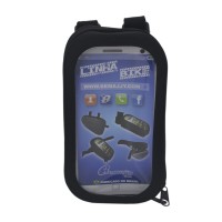 Bolsa Celular Bike Guidão MTB C/ Visor BK-01 GPS Preto