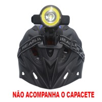 Farol Lanterna Bike D0018 Ajuste Cabeça USB Recarregável