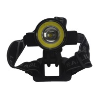 Farol Lanterna Bike D0018 Ajuste Cabeça USB Recarregável