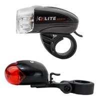 Farol Lanterna Bike Kit LED Vista Light Traseiro Bee Gemini 