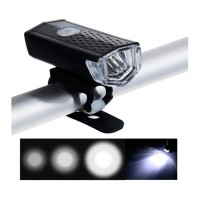 Farol Lanterna Bike D-2255 300 Lumens Mini Usb Recarregável