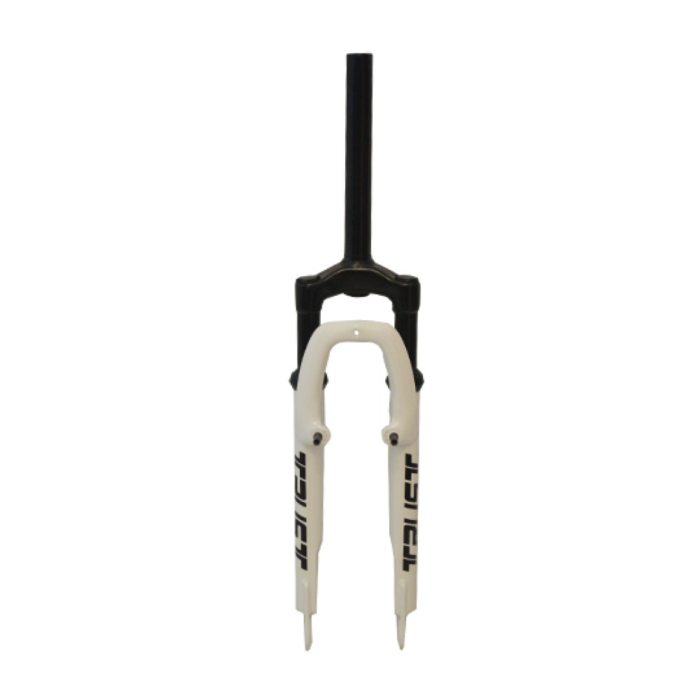 Garfo 26 Mtb Suspensao Aco Over 25mm EVK-3 Ahead Branco