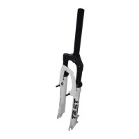 Garfo 26 Mtb Suspensao Aco Over 25mm EVK-3 Ahead Branco