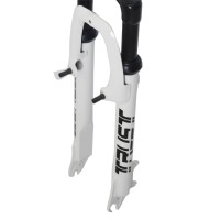 Garfo 26 Mtb Suspensao Aco Over 25mm EVK-3 Ahead Branco