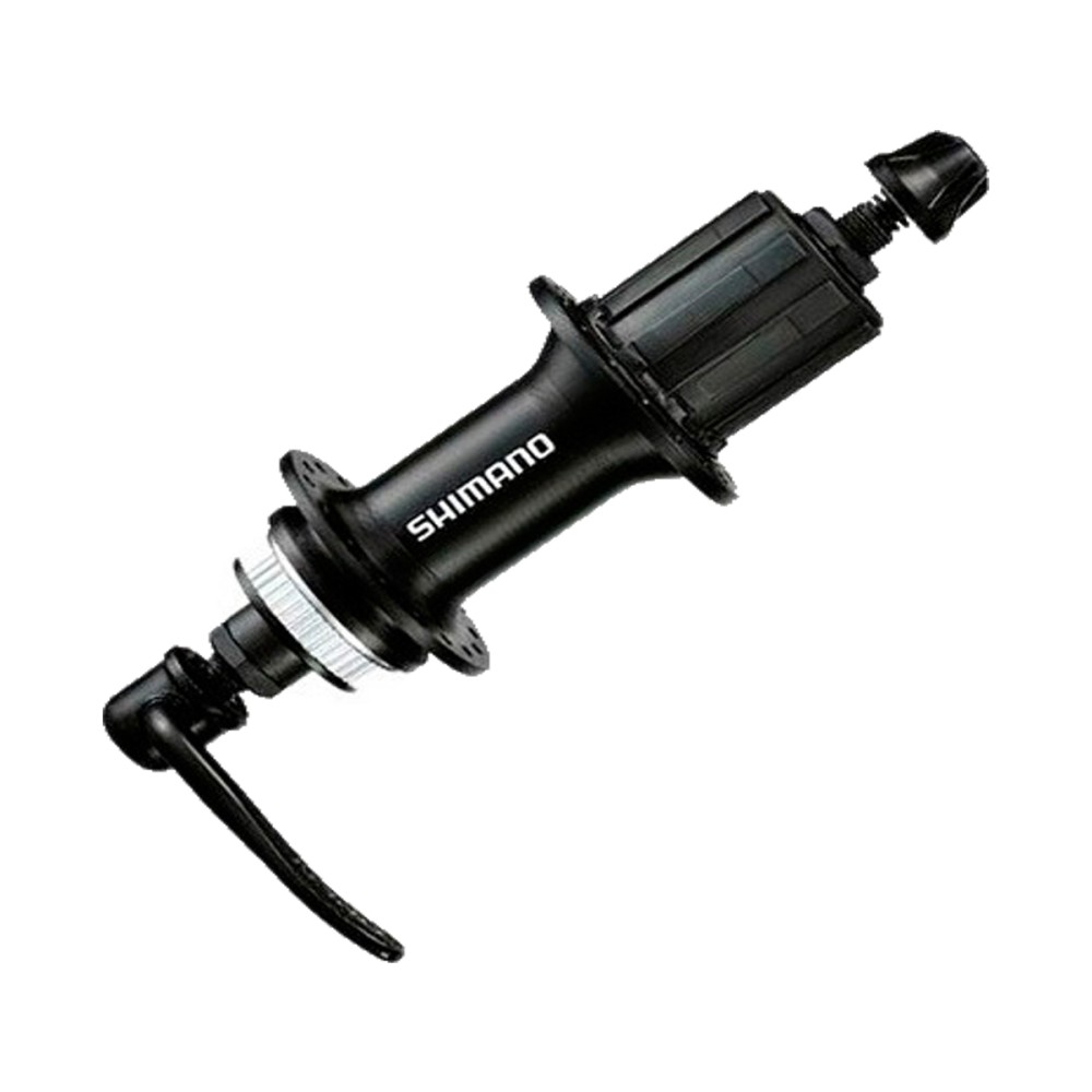 Cubo Traseiro Shimano Cassete Disco 8/9/10v Alum 36F Preto