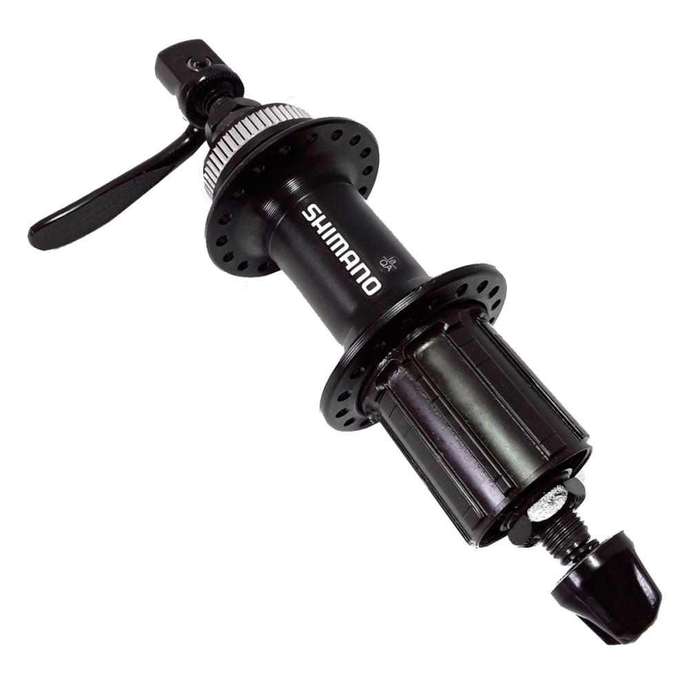 Cubo Traseiro Shimano Cassete Disco 8/9/10v Alum 36F Preto