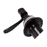 Cubo Traseiro Shimano Cassete Disco 8/9/10v Alum 36F Preto