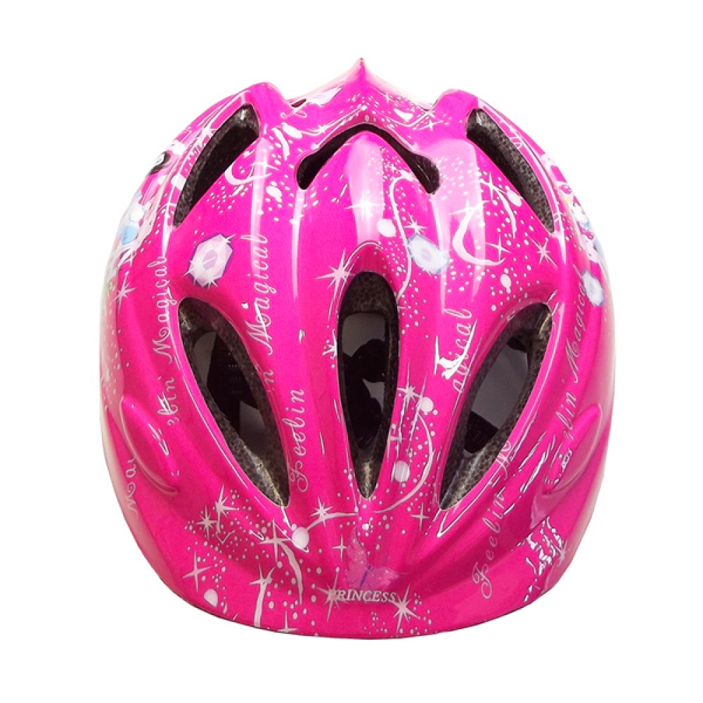 Capacete Ciclismo Infantil Kids Princesas Médio C/ Regulagem Capacete Ciclismo Infantil Kids Princesas Médio C/ Regulagem