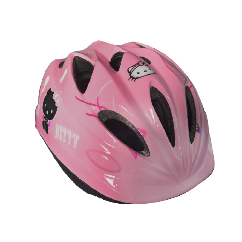 Capacete Ciclismo Infantil Kids Hello Kit Médio C/ Regulagem