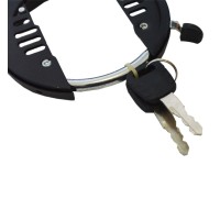 Cadeado Trava Mod. Antigo Ferradura Retro Vintage Preto