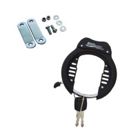 Cadeado Trava Mod. Antigo Ferradura Retro Vintage Preto