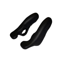 Bar End Chifrinho Anatômico Emborrachado Externo GB03 Preto
