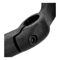Bar End Chifrinho Anatômico Emborrachado Externo GB03 Preto