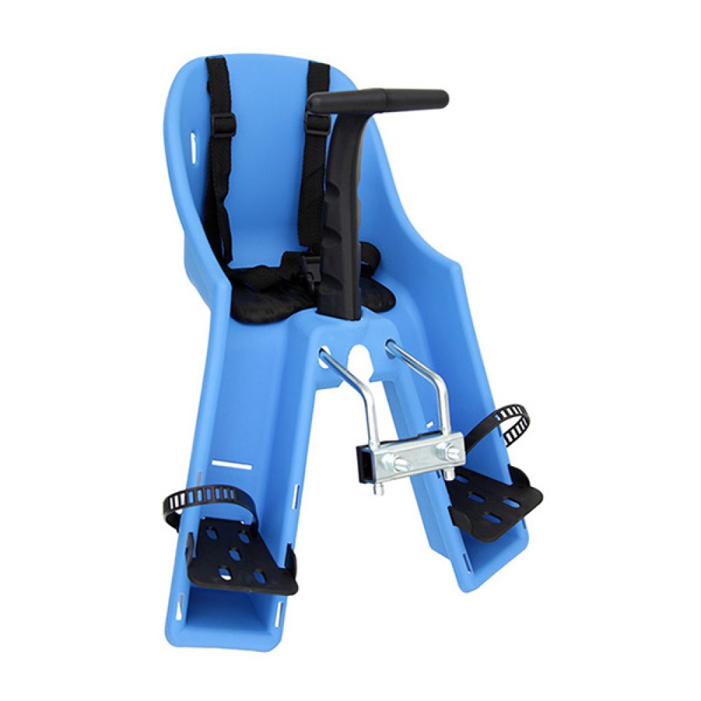 Cadeirinha Criança Bicicleta Dianteira Kalf Baby Bike Azul