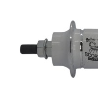 Cubo Traseiro Alum C/rolam Scorpion 36f Branco
