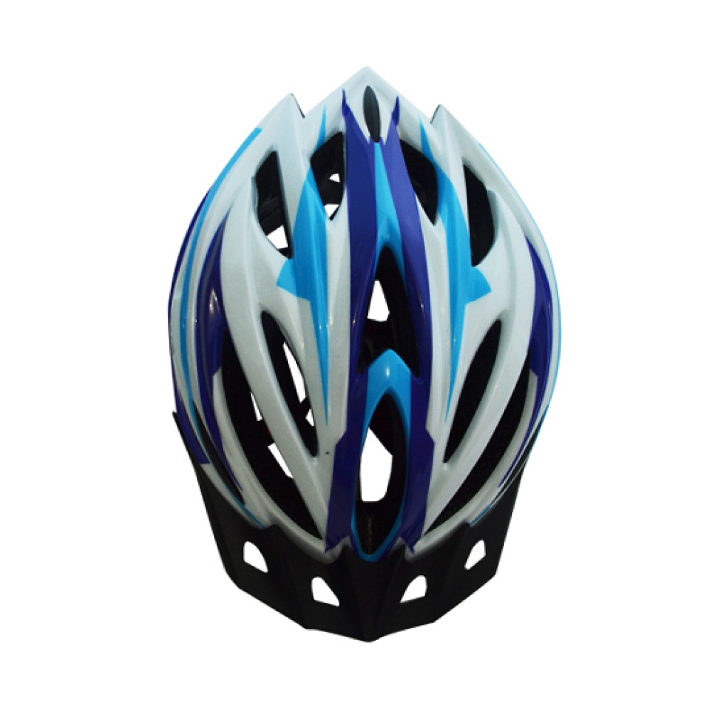 Capacete Ciclismo Argon HX-012 Extra G C/ Led Branco C/ Azul Capacete Ciclismo Argon HX-012 Extra G C/ Led Branco C/ Azul